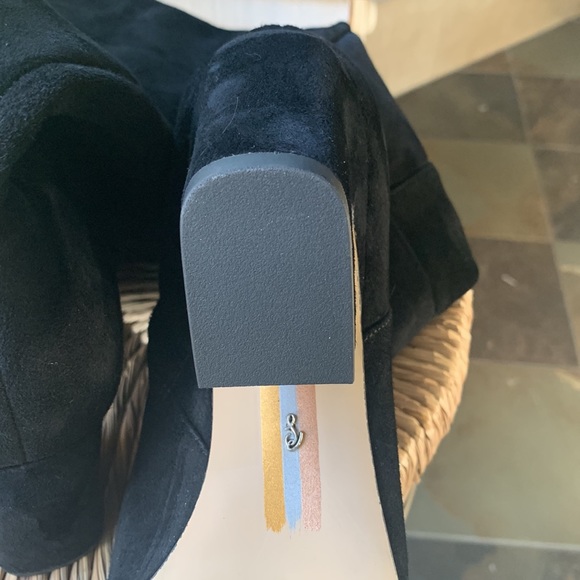 Sam Edelman black suede knee high boots - Picture 15 of 15